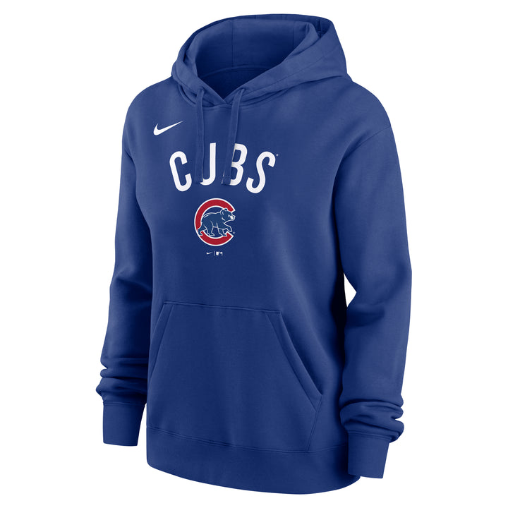 Chicago Cubs Club Logo Fleece Hoodie Royal by Nike Sweatshirts & Hoodies Nike