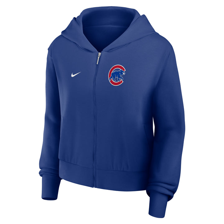 Chicago Cubs Lightweight Full-Zip Women's Hoodie Royal by Nike Sweatshirts & Hoodies Ivy Shop