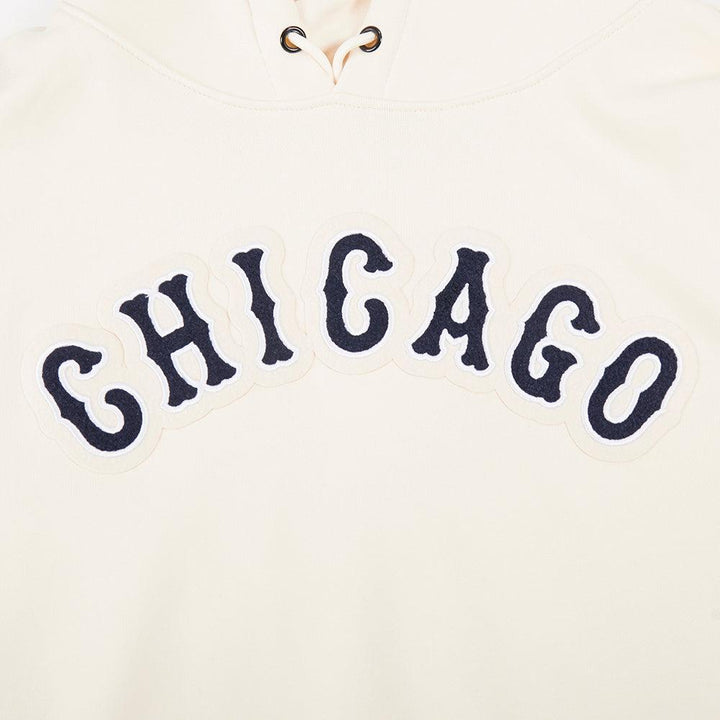 Chicago Cubs Retro Fleece Cream Hoodie by Pro Standard Sweatshirts & Hoodies PRO STANDARD