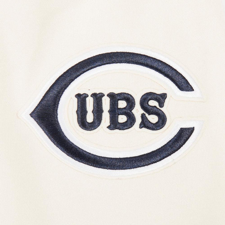 Chicago Cubs Retro Fleece Cream Hoodie by Pro Standard Sweatshirts & Hoodies PRO STANDARD