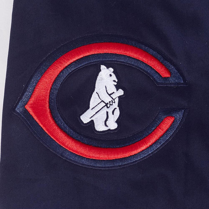 Chicago Cubs 1929 Logo Men's Bomber Jacket by Pro Standard Jackets & Outerwear PRO STANDARD