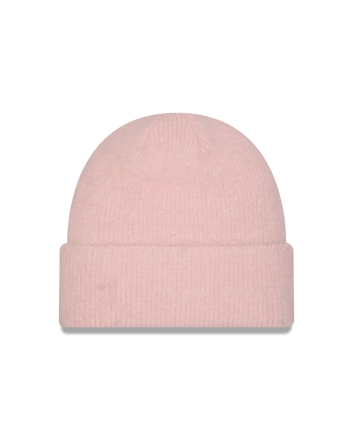 Chicago Cubs C Logo New Era Women's Pink Fuzzy Skull Cap Knits NEW ERA CAP COMPANY INC