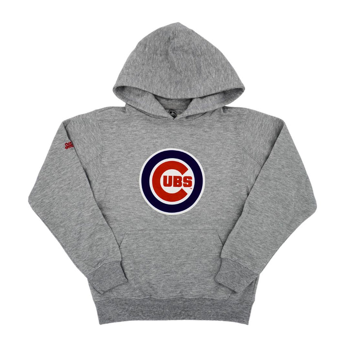 CHICAGO CUBS DYNASTY YOUTH BULLSEYE HEATHER GREY HOODIE Sweatshirts & Hoodies Ivy Shop