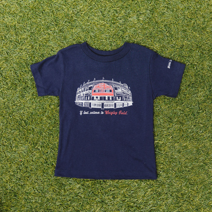 Chicago Cubs X Mini Wonder Return to Wrigley Toddler Tee Short Sleeve Tees Alice & Wonder