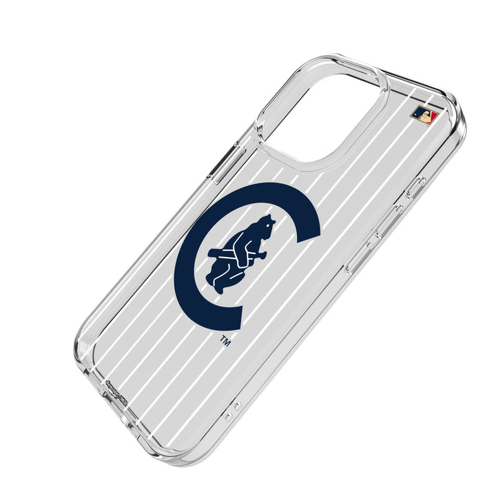 Chicago Cubs 1911-1912 - Cooperstown Collection Pinstripe Clear Phone Case for Apple iPhone Phone Cases Keyscaper