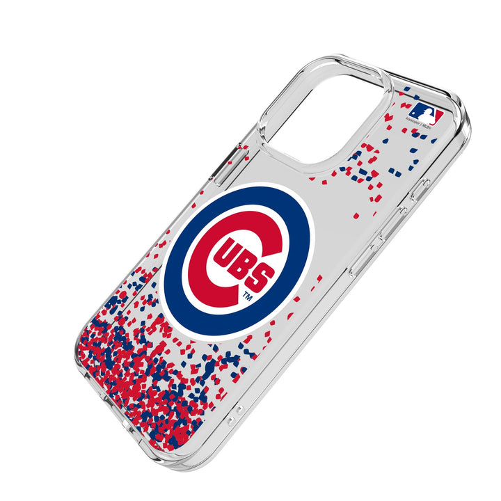Chicago Cubs Confetti Clear Phone Case for Apple iPhone Phone Cases Keyscaper