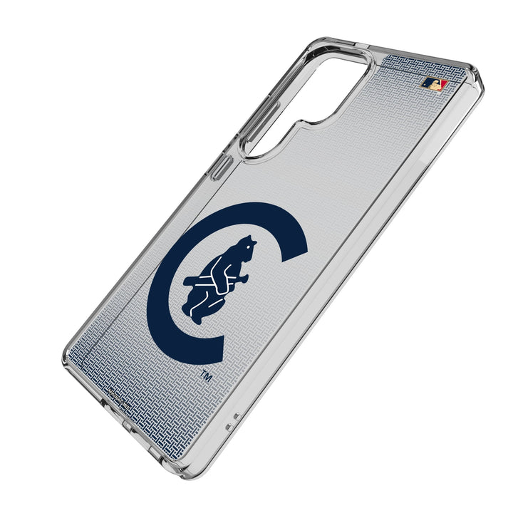 Chicago Cubs 1911-1912 - Cooperstown Collection Linen Clear Phone Case for Samsung Galaxy Phone Cases Keyscaper