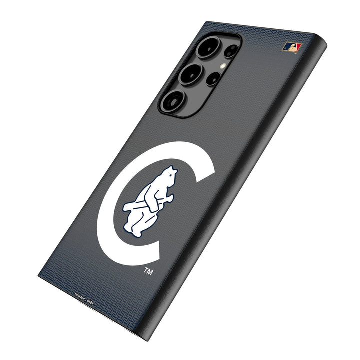 Chicago Cubs 1911-1912 - Cooperstown Collection Linen MagSafe Compatible Phone Case for Samsung Galaxy Phone Cases Keyscaper
