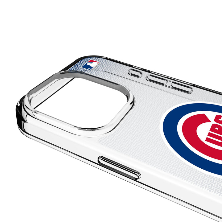 Chicago Cubs Linen Clear Phone Case for Apple iPhone Phone Cases Keyscaper