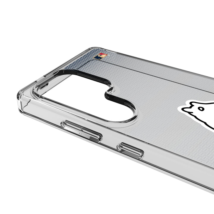 Chicago Cubs 1914 - Cooperstown Collection Linen Clear Phone Case for Samsung Galaxy Phone Cases Keyscaper