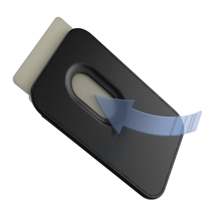 Chicago Cubs Linen Black Magnetic Credit Card Wallet Mobile Accessories Keyscaper