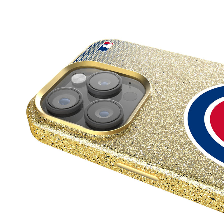 Chicago Cubs Linen Bling Phone Case for Apple iPhone Phone Cases Keyscaper