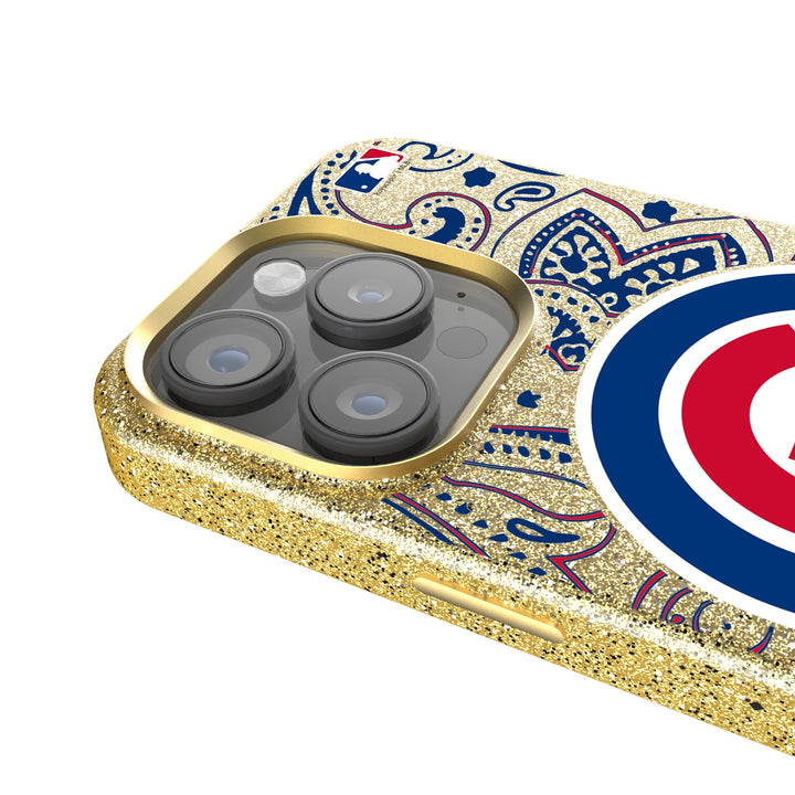 Chicago Cubs Paisley Bling Phone Case Phone Cases Keyscaper