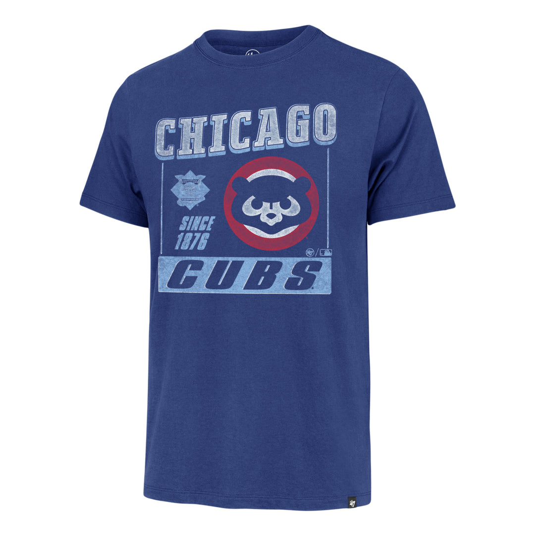Chicago Cubs 1984 Bear 47 Brand Outlast Blue Tee Ivy Shop