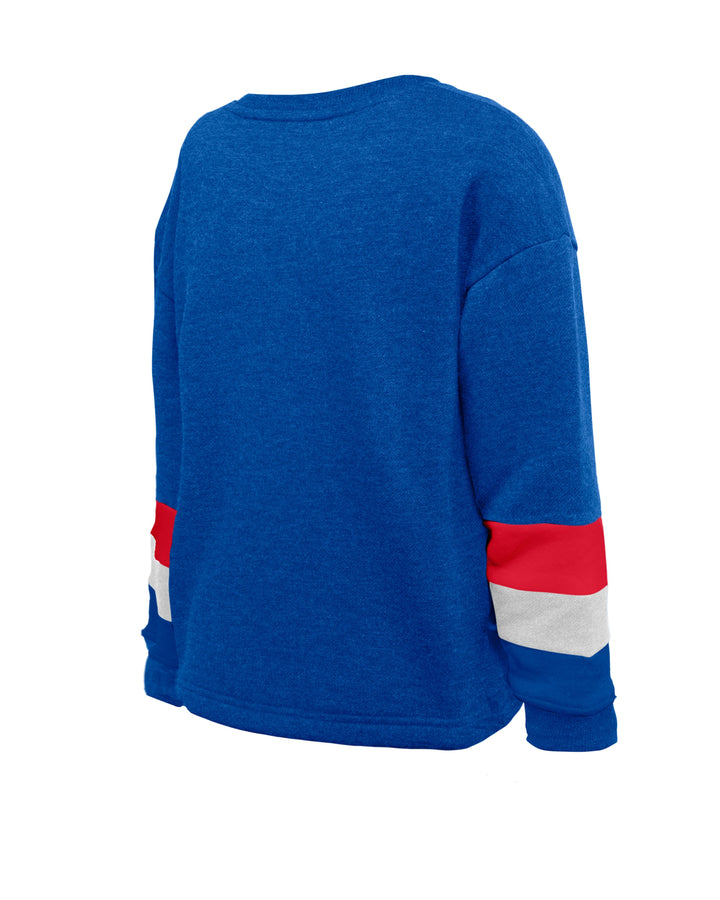 Chicago Cubs Script Big Text Royal Youth Sweatshirt by New Era Sweatshirts & Hoodies NEW ERA CAP COMPANY INC