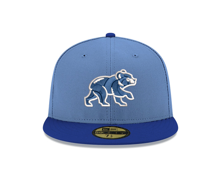 CHICAGO CUBS NEW ERA WALKING BEAR SKY BLUE 59FIFTY CAP Caps Ivy Shop