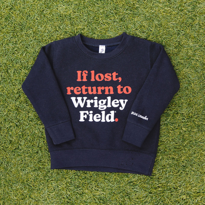 Chicago Cubs X Mini Wonder Return to Wrigley Toddler Crew Sweatshirt Sweatshirts & Hoodies Alice & Wonder