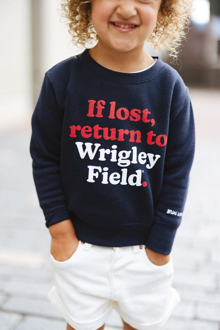 Chicago Cubs X Mini Wonder Return to Wrigley Toddler Crew Sweatshirt Sweatshirts & Hoodies Alice & Wonder