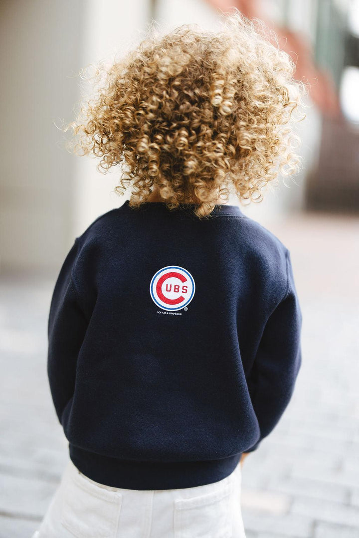 Chicago Cubs X Mini Wonder Return to Wrigley Toddler Crew Sweatshirt Sweatshirts & Hoodies Alice & Wonder