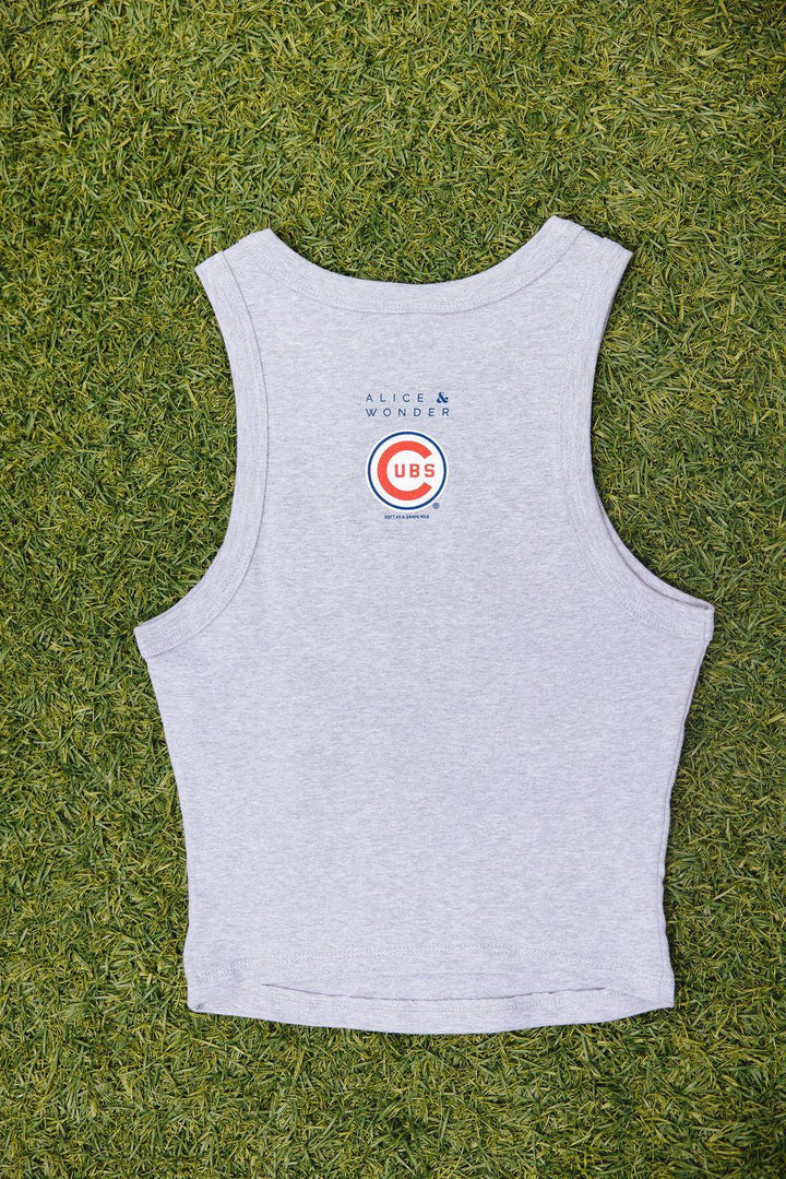 Chicago Cubs X Alice & Wonder Women's Racer Tank Alice & Wonder
