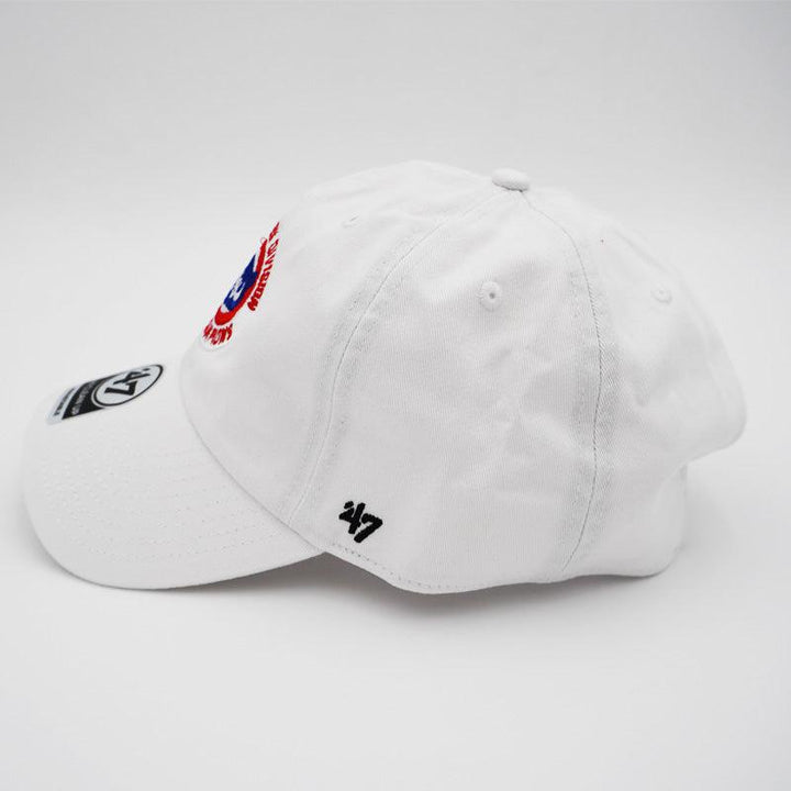 Chicago Cubs '47 1984 Bear White Cleanup Division Champs Adjustable Cap by 47 Brand Caps 47 BRAND