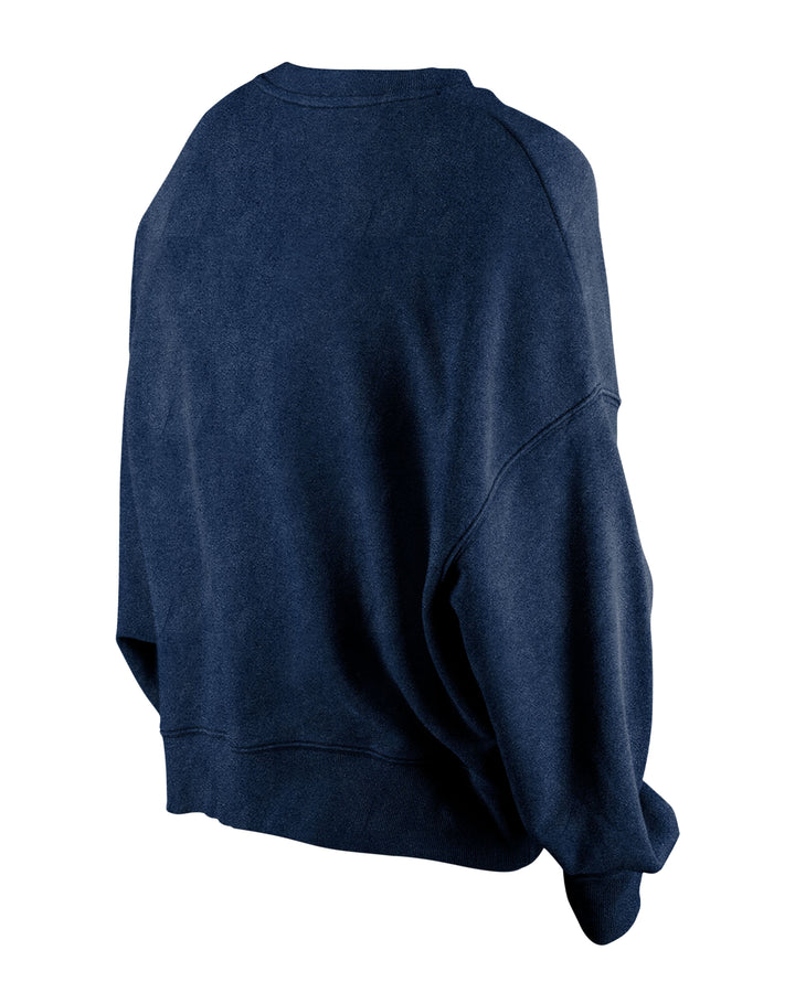 Chicago Cubs 1914 Throwback Navy Women's Crew Sweatshirt by New Era Sweatshirts & Hoodies Ivy Shop