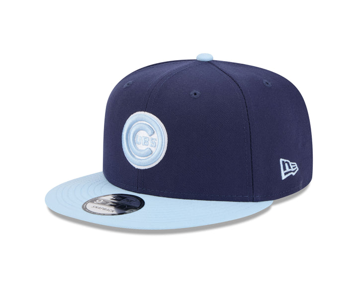 Chicago Cubs Bullseye Navy 9Fifty Snapback Cap by New Era Caps NEW ERA CAP COMPANY INC