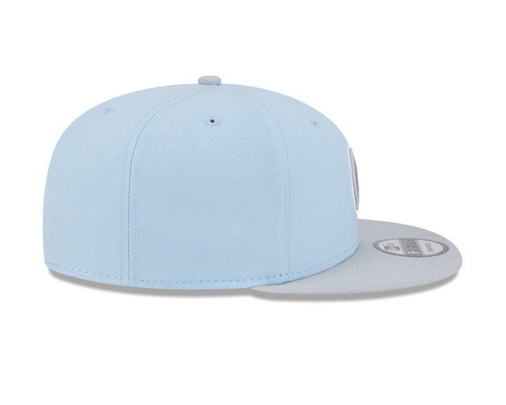 Chicago Cubs Bullseye Two Tone Light Blue 9Fifty Snapback Cap by New Era Caps Ivy Shop