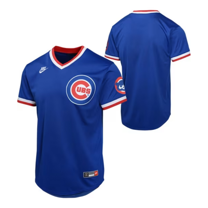 Chicago Cubs 1984 Cooperstown Alternate Blue Youth Jersey by Nike Nike