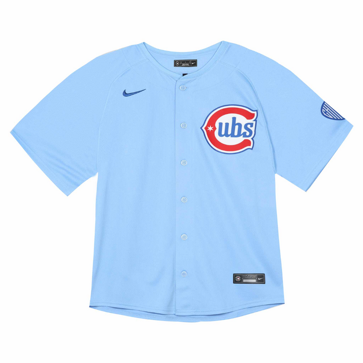 Chicago Cubs Blues Alternate Limited Light Blue Toddler Jersey by Nike Nike