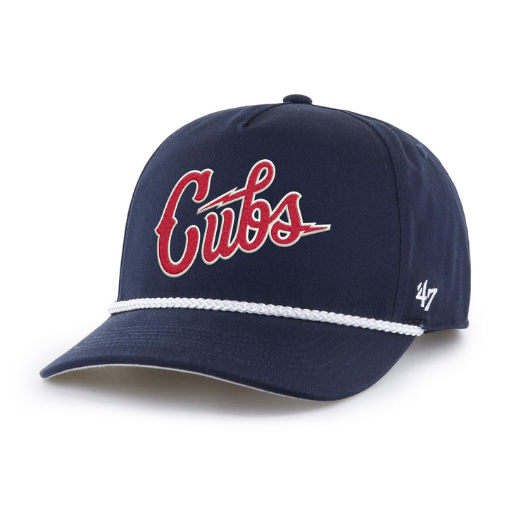 Chicago Cubs Blues Alt Script Navy Rope Hitch Cap by '47 Brand '47 BRAND