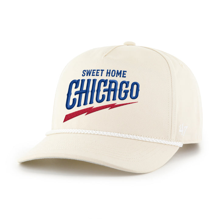 Chicago Cubs Blues Alt Natural Rope Hitch Cap by '47 Brand '47 BRAND