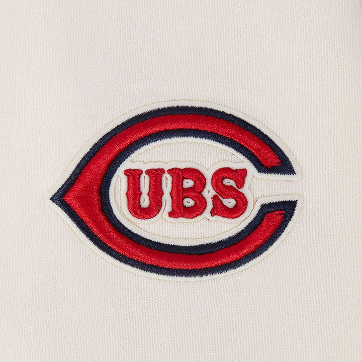 Chicago Cubs 1929 Logo Women's Cream Hoodie by Pro Standard Sweatshirts & Hoodies PRO STANDARD