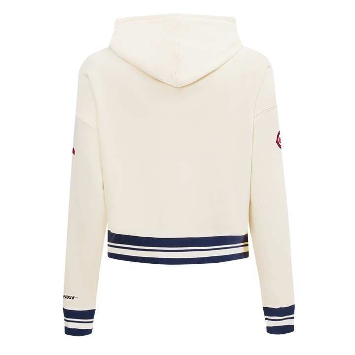 Chicago Cubs 1929 Logo Women's Cream Hoodie by Pro Standard Sweatshirts & Hoodies PRO STANDARD