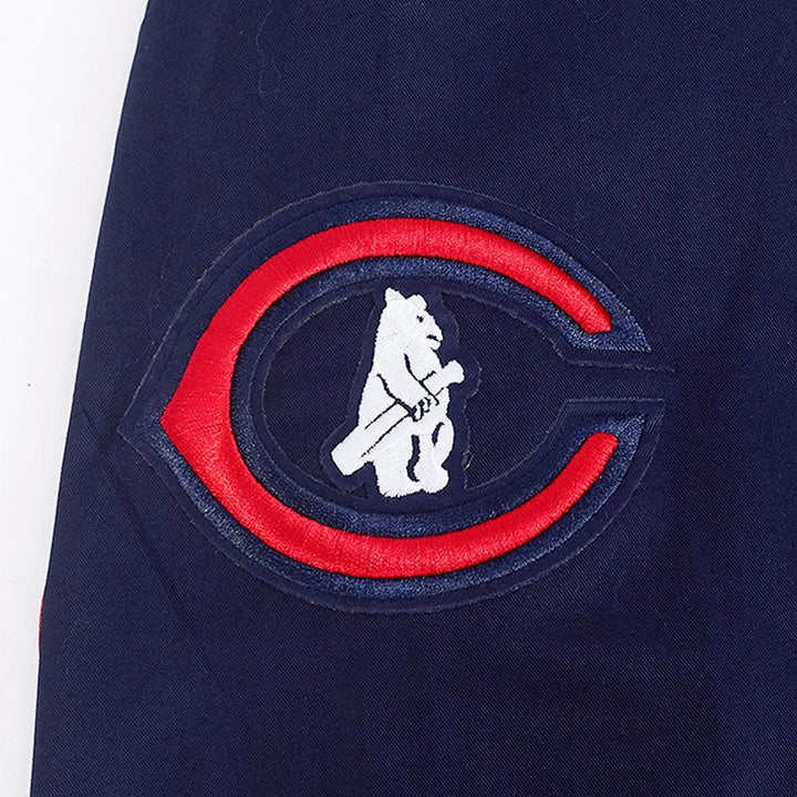 Chicago Cubs 1929 Logo Women's Bomber Jacket by Pro Standard Jackets & Outerwear PRO STANDARD