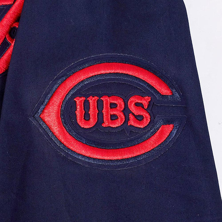 Chicago Cubs 1929 Logo Women's Bomber Jacket by Pro Standard Jackets & Outerwear PRO STANDARD