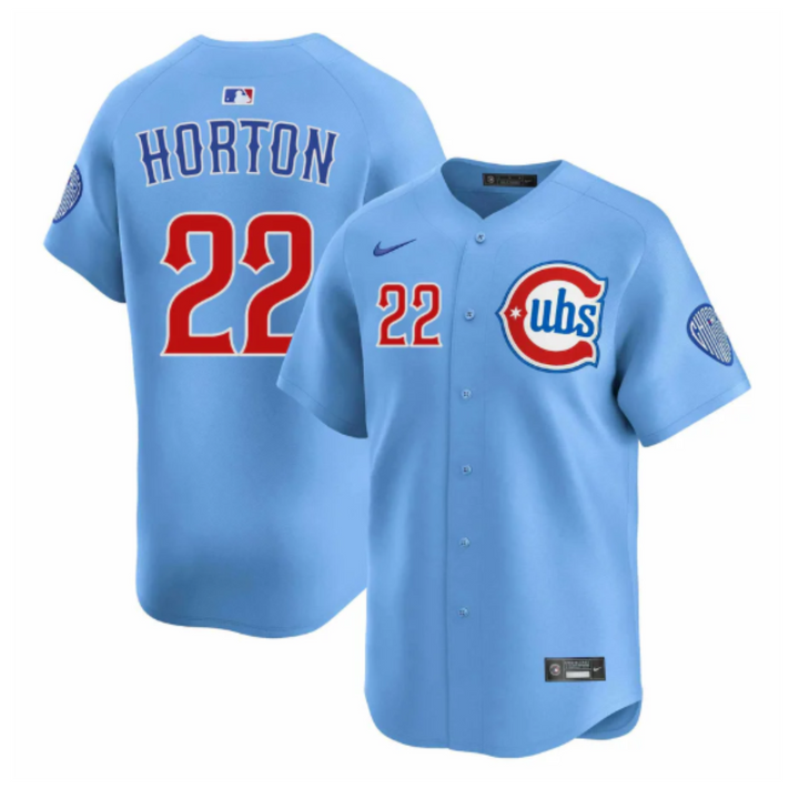 Chicago Cubs Cade Horton Blues Alternate Limited Baby Blue Jersey by Nike Jerseys Nike