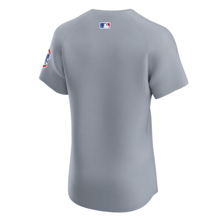Chicago Cubs Grey Road Elite Jersey by Nike Jerseys NIKE