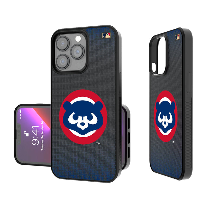 Chicago Cubs Home 1979-1993 - Cooperstown Collection Linen Bump Phone Case Phone Cases Keyscaper