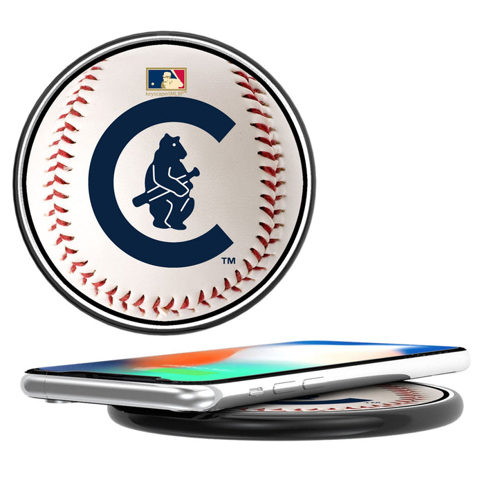 Chicago Cubs 1911-1912 - Cooperstown Collection Baseball 15-Watt Wireless Charger Chargers and Powerbanks Keyscaper