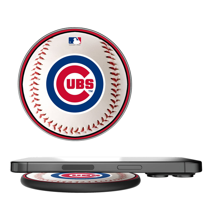 Chicago Cubs Baseball 15-Watt Wireless Charger Chargers and Powerbanks Keyscaper