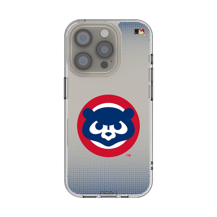 Chicago Cubs Home 1979-1993 - Cooperstown Collection Linen Clear Phone Case for Apple iPhone Phone Cases Keyscaper