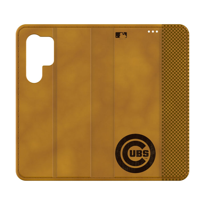 Chicago Cubs Burn Folio Phone Case for Samsung Galaxy Phone Cases Keyscaper