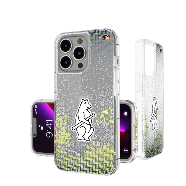 Chicago Cubs 1914 - Cooperstown Collection Linen Glitter Phone Case Phone Cases Keyscaper
