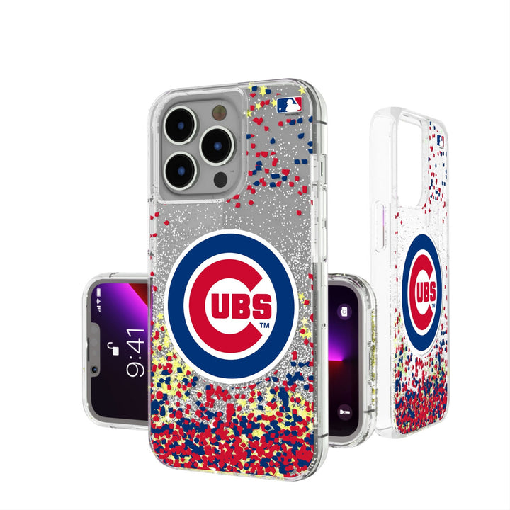 Chicago Cubs Confetti Glitter Phone Case Phone Cases Keyscaper