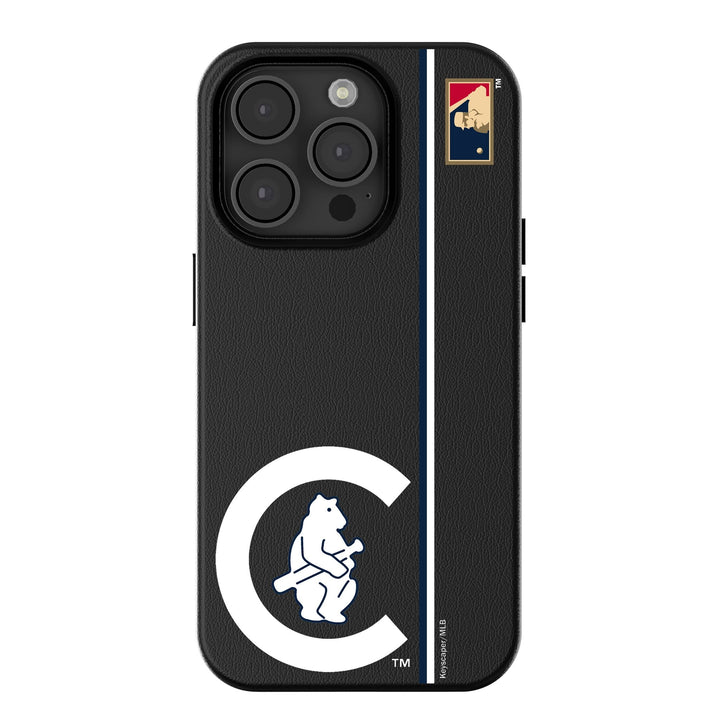 Chicago Cubs 1911-1912 - Cooperstown Collection Sidebar MagSafe Compatible Phone Case for Apple iPhone Phone Cases Keyscaper
