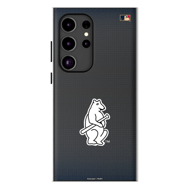 Chicago Cubs 1914 - Cooperstown Collection Linen MagSafe Compatible Phone Case for Samsung Galaxy Phone Cases Keyscaper