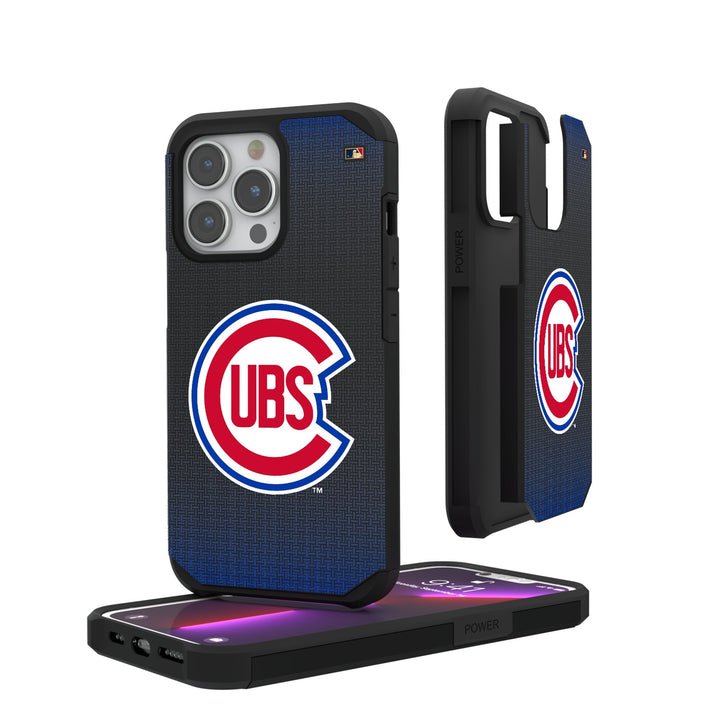 Chicago Cubs 1948-1956 - Cooperstown Collection Linen Rugged Phone Case Phone Cases Keyscaper