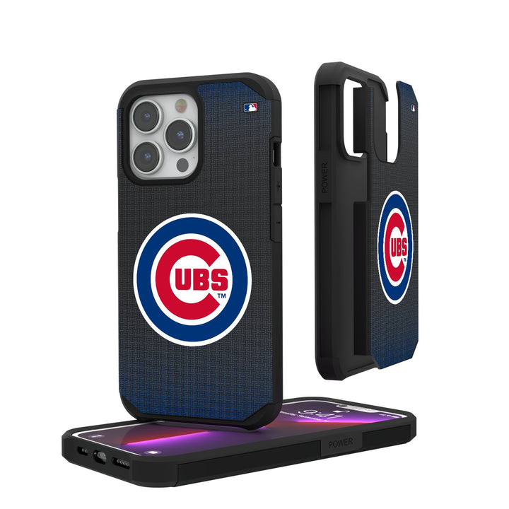Chicago Cubs Linen Rugged Phone Case Phone Cases Keyscaper
