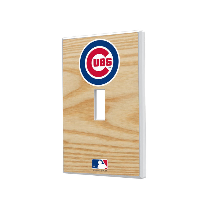 Chicago Cubs Baseball Bat Hidden-Screw Light Switch Plate Light Switch Plates Keyscaper